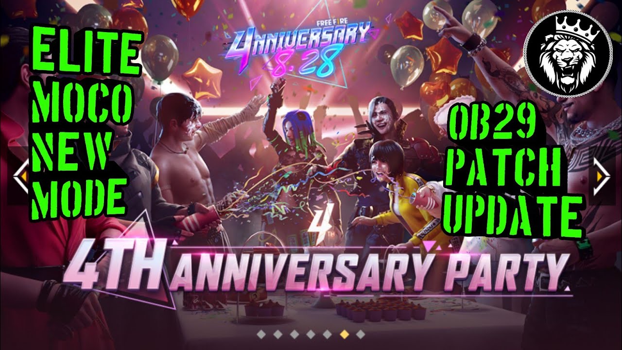 4th anniversary| event full detail|OB29| Elite moco|  gun ability| king of gaming| KOG squad