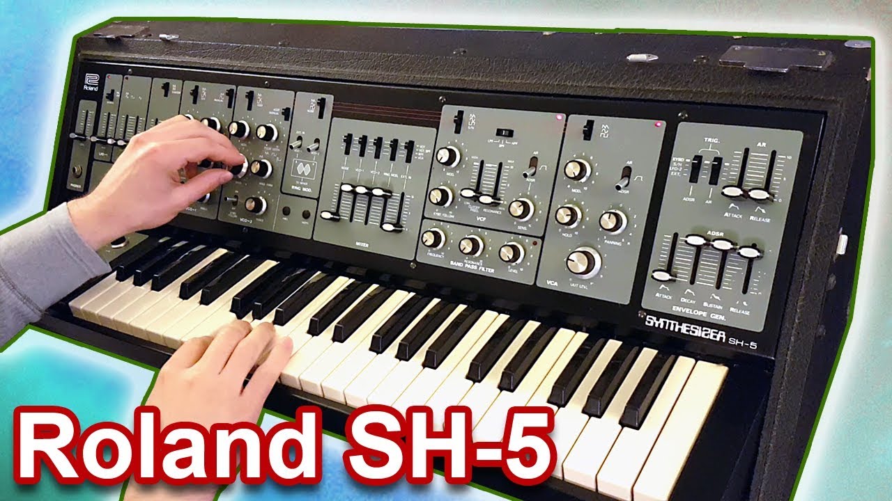 ROLAND SH-5 - Analog Synth Demo | Sounds & Patches