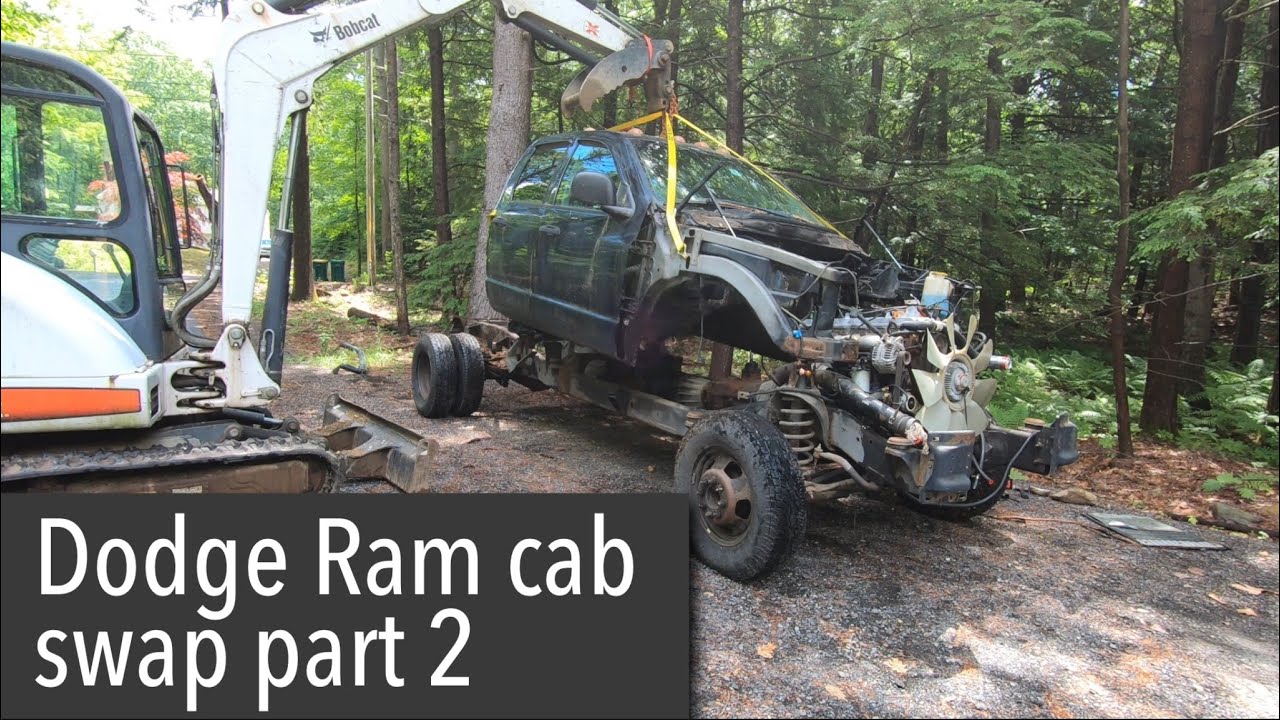 Dodge Ram crew cab, the cab swap part 2