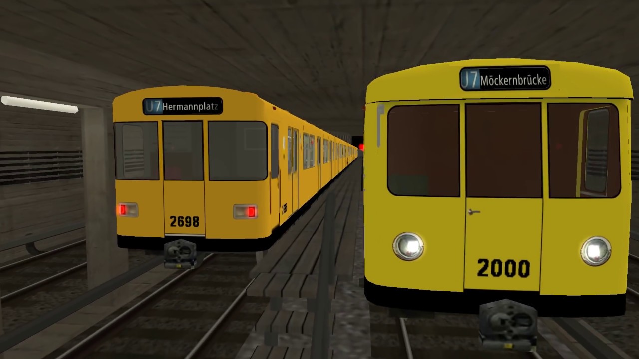 [Trainz - Berliner U-Bahn] Eine kleine Spielerei mit den zuletzt verbliebenen Dora's ...
