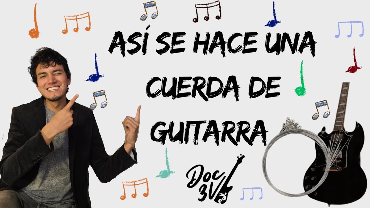 ME METÍ A FABRICAR CUERDAS DE GUITARRA 🎸🏭 | Doc 3V en Cifuentes Strings (ASÍ SE HACEN)