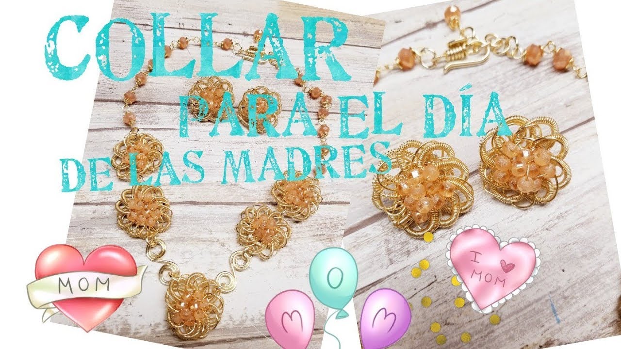 SET DE COLLAR PARA EL DIA DE LAS MADRES (BISUTERIA)
