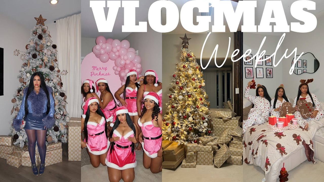 VLOGMAS WEEK 4| FAMILY CHRISTMAS GAME NIGHT + OPENING GIFTS + SISTERMAS + SHOPPING + CHRISTMAS PARTY