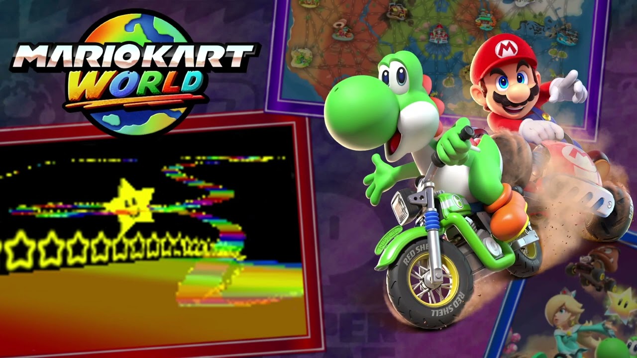 Rainbow Road [Mario Kart 64] - Mario Kart World (Slowed Down)