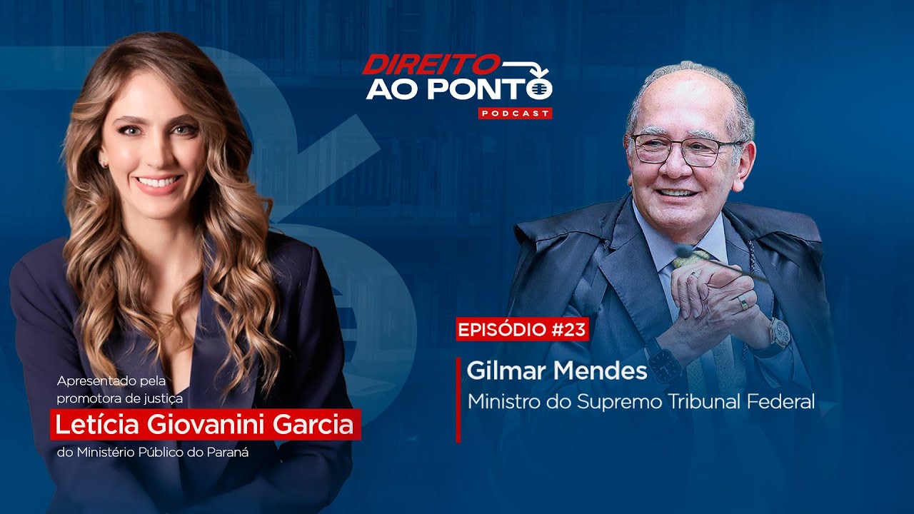 Direito ao Ponto#23| Ministro Gilmar Mendes fala sobre justiça constitucional e democracia.