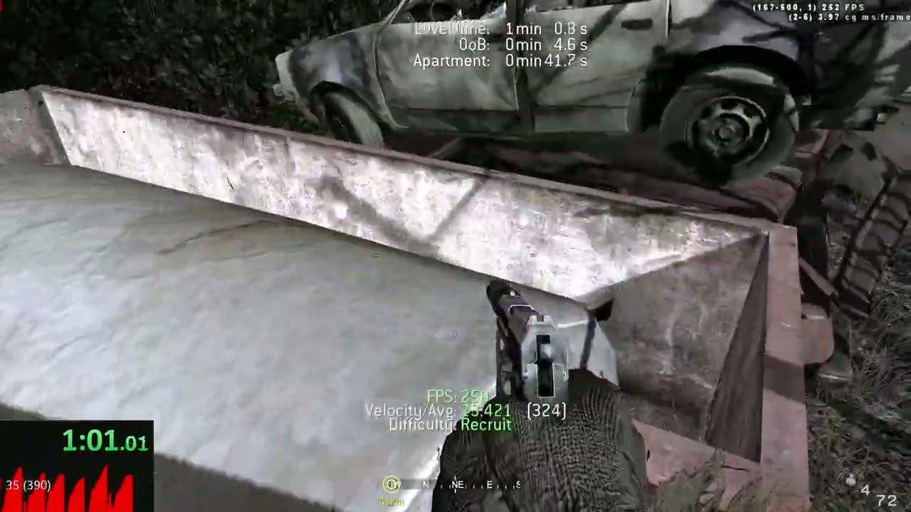 CoD 4 Speedrun Mod - All Ghillied Up World Record 2:09.83