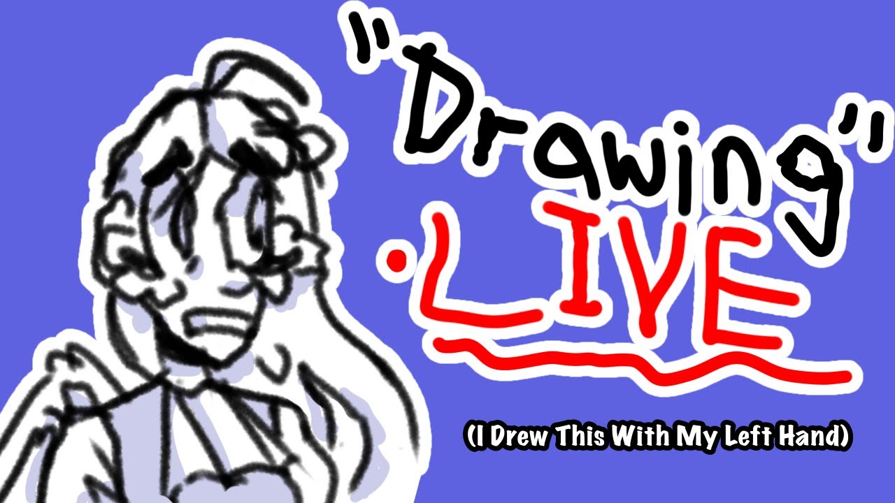 Drawing Live Except I Can't Draw ft. @Pooyas