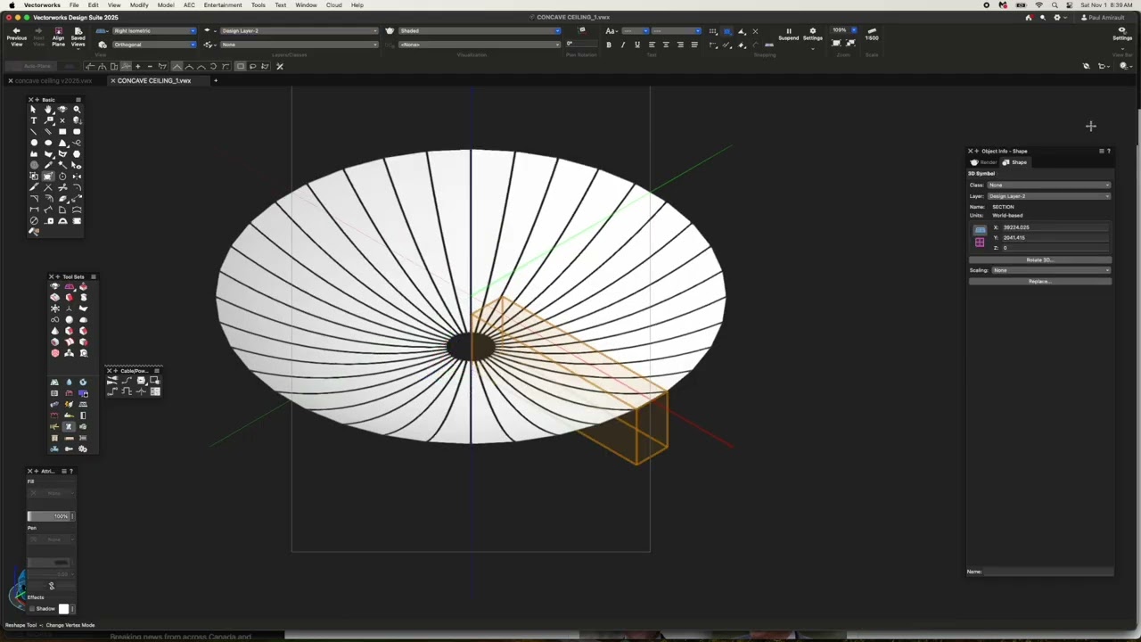 CONCAVE CEILING