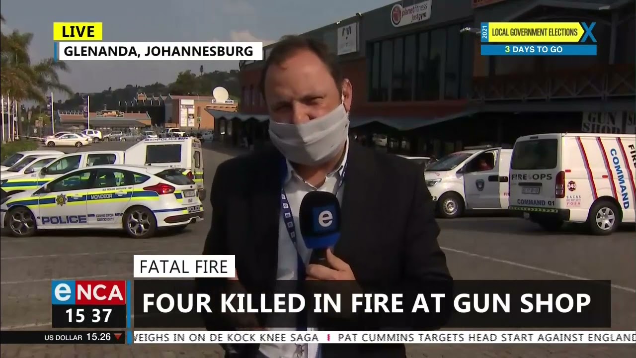 Four killed in fire at gun shop