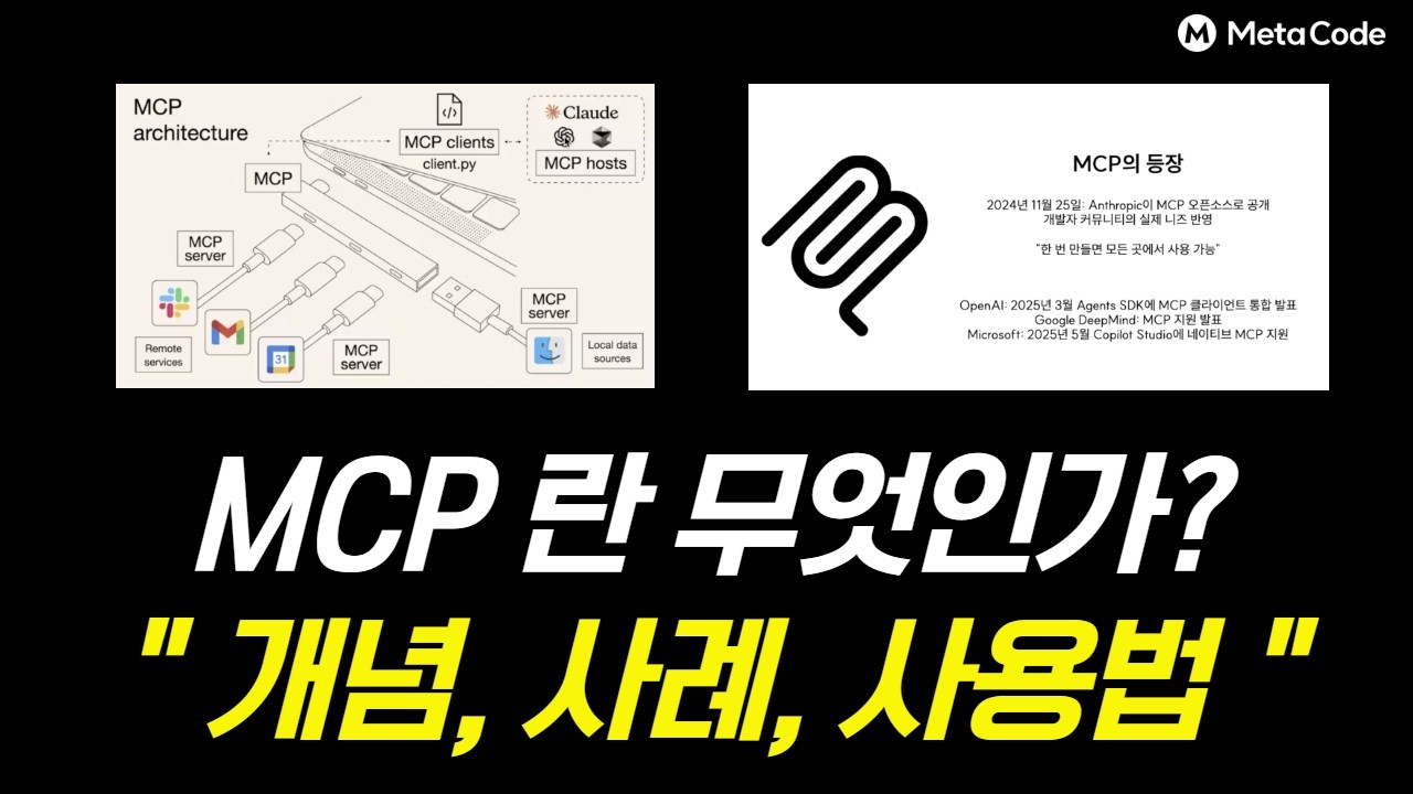 AI시대 필수 지식인 MCP 이 영상 하나로 끝내세요 | 유퀴즈 출연 코로나맵 이동훈 개발자