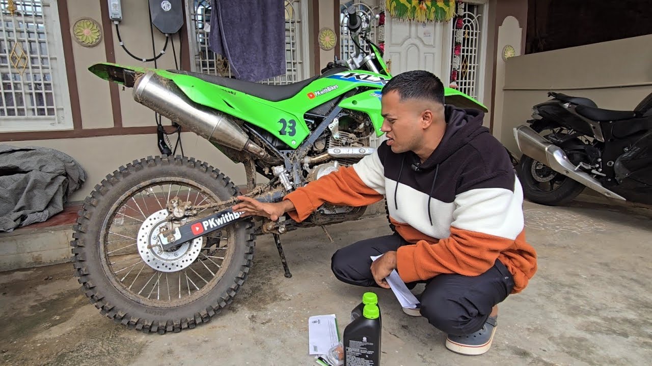 ಕವಾಸಾಕಿ KLX 230RS ಮೊದಲ ಸರ್ವಿಸ್ ನಾನೆ ಮಾಡ್ದೆ, Kawasaki KLX230 RS 2026 first service | PKwithBikes