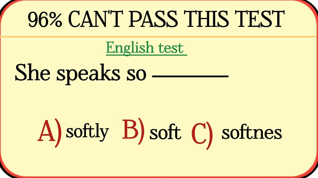 G for Grammar past present future mix ✨96% CAN'T PASS THIS TEST