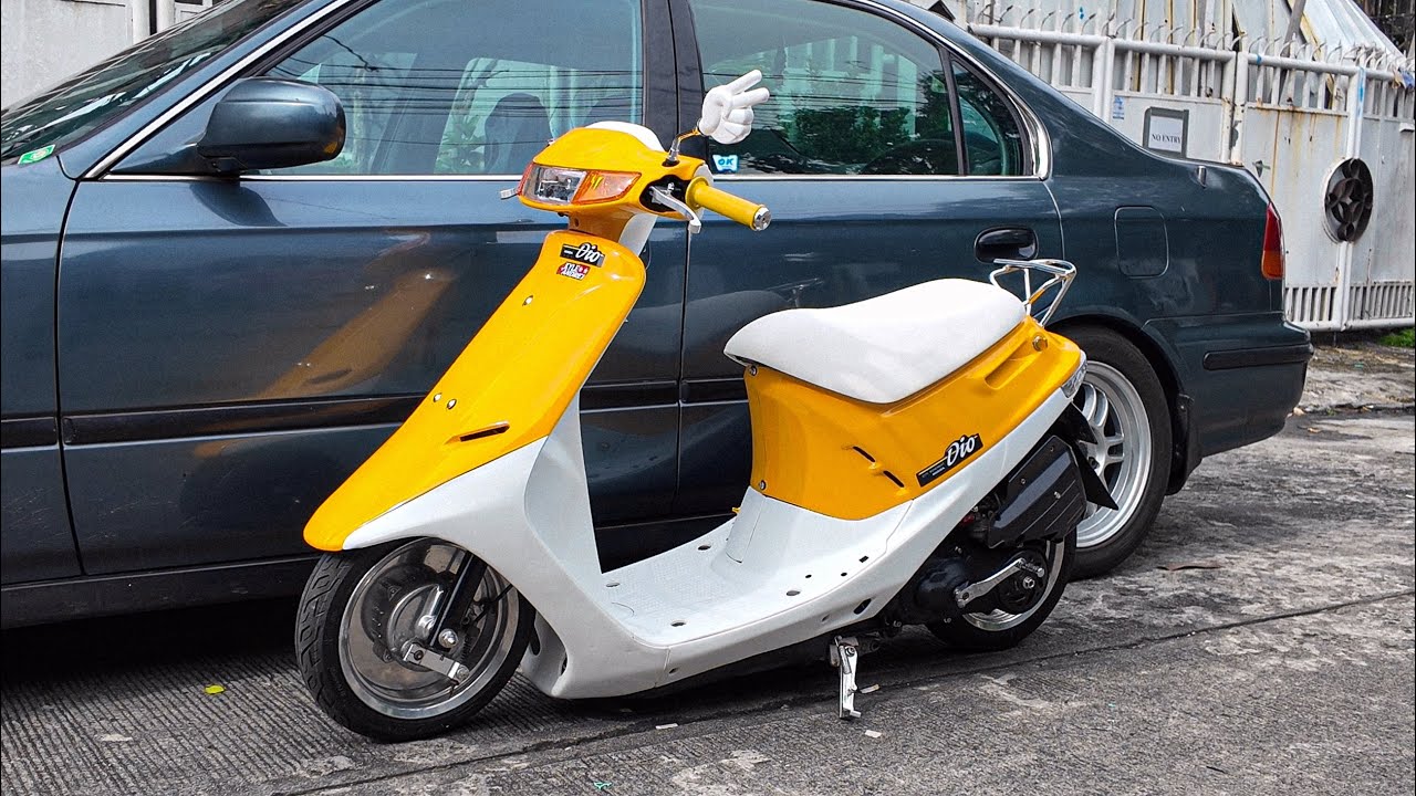 Cleaning my 90's Japanese scooter “1998 AF18 Honda Dio 1 50cc 2stroke”
