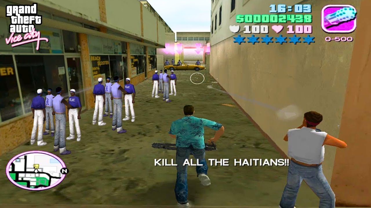 Can Tommy Killed The All Haitians | GTA VICE CITY | TWO THRONE ARMY