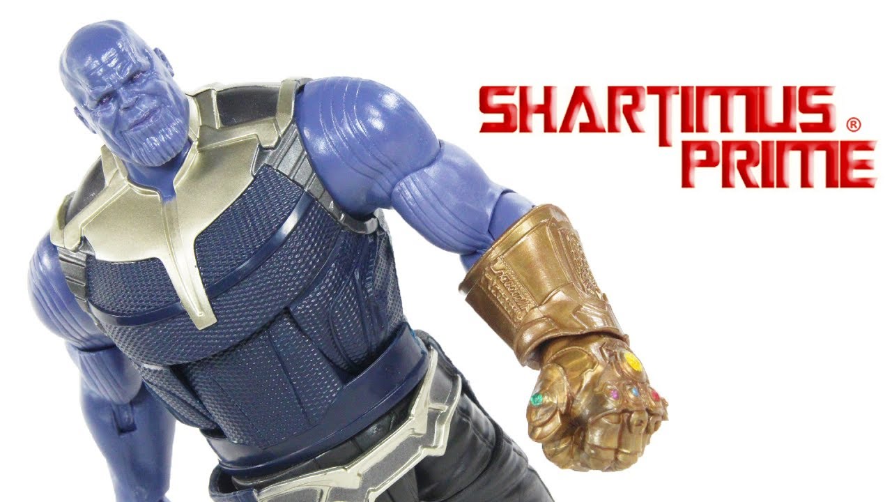 Marvel Legends Thanos BAF Avengers Infinity War Movie Build A Figure Hasbro Action Figure Toy Review