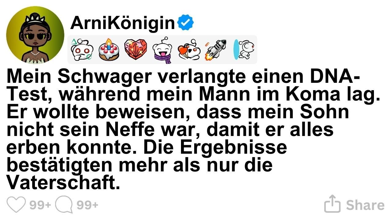 [GANZE STORY] Mein Schwager verlangte einen DNA-Test, während mein Mann im Koma lag. Er wollte b