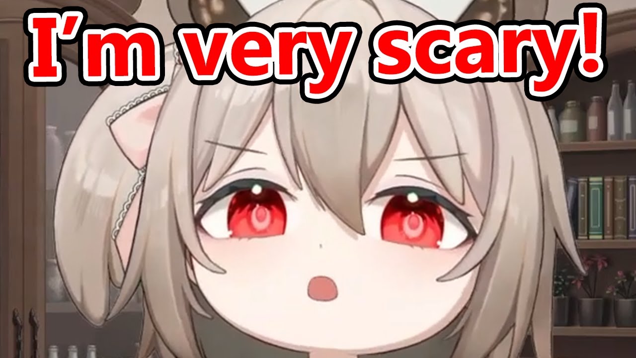 Nimi trying to be scary, but ended up being the CUTEST thing ever!