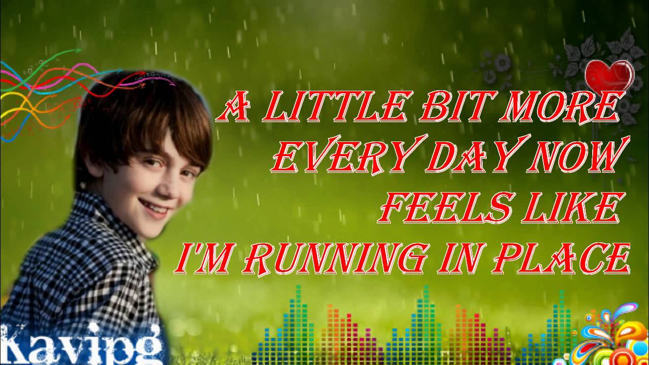 Greyson Chance - Slipping Away - Lyrics On Screen