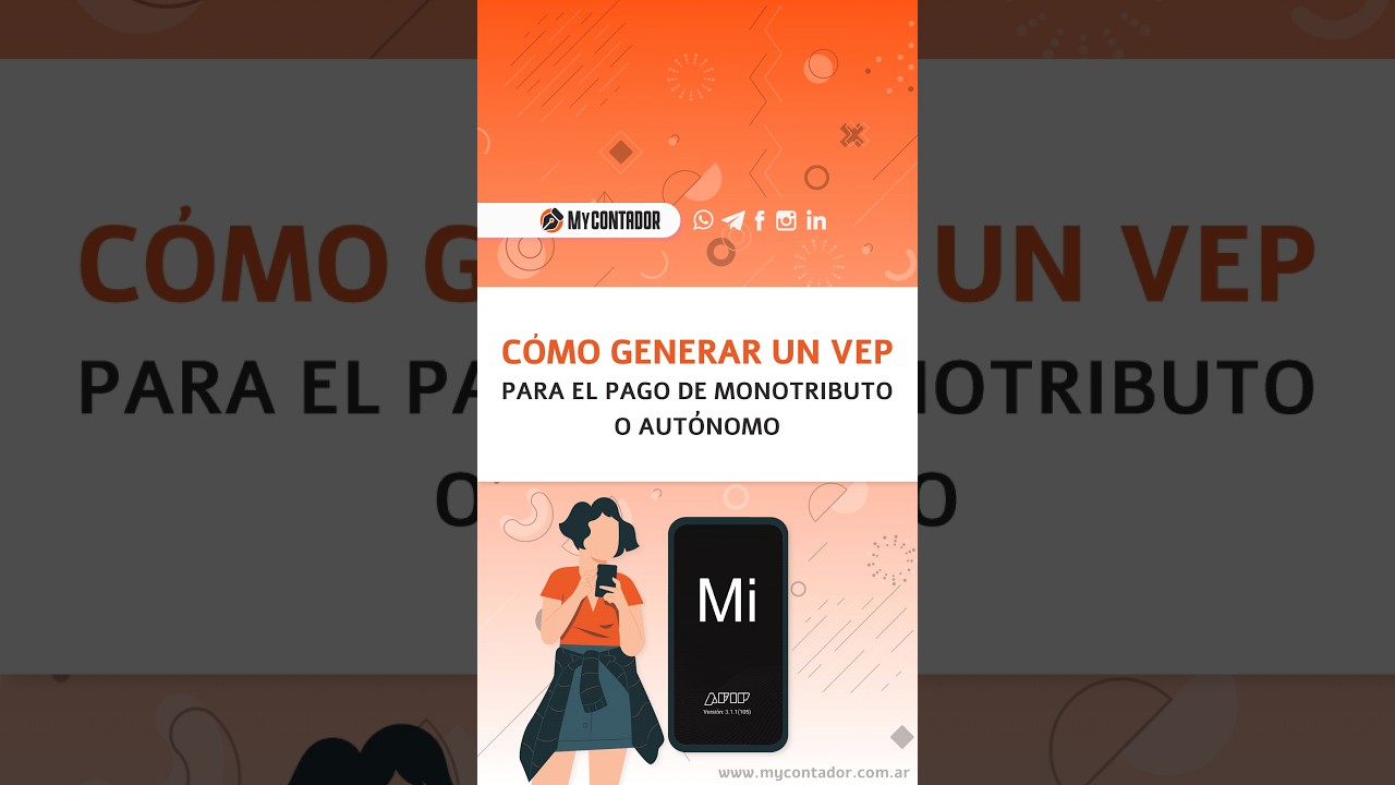 C&Oacute;MO GENERAR UN VEP PARA EL PAGO DE MONOTRIBUTO O AUT&Oacute;NOMO