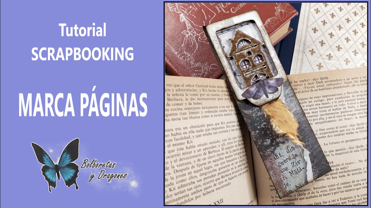 Tutorial SCRAPBOOKING – Marca Páginas