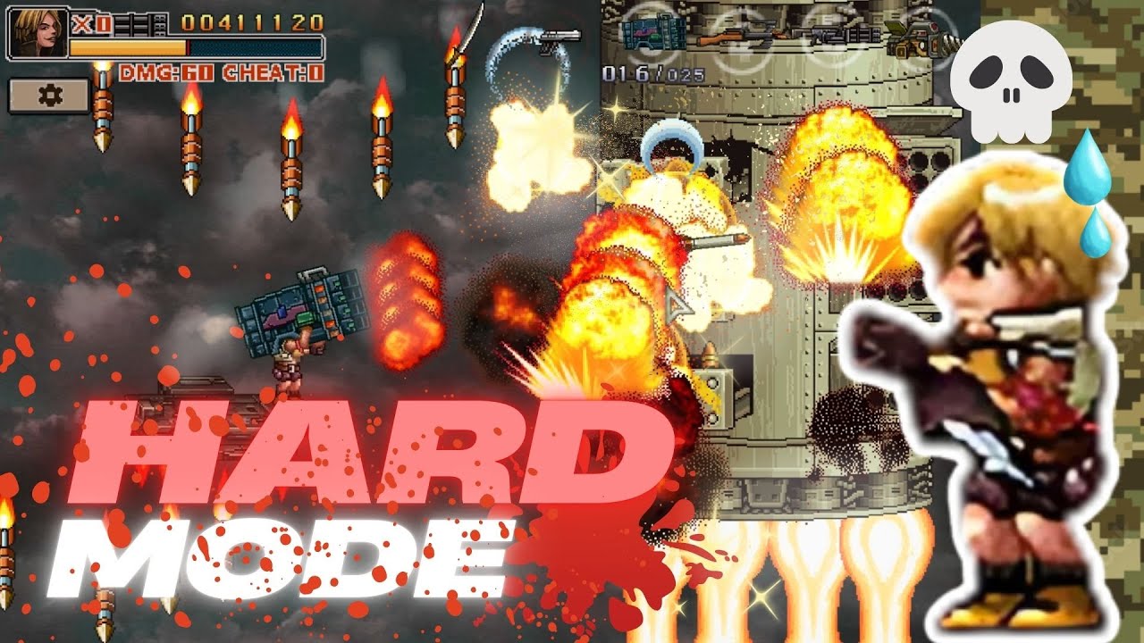 Noob player VS Commando 2 HARD MODE!!