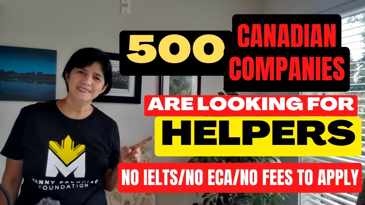CANADIAN EMPLOYERS LOOKING FOR HELPERS