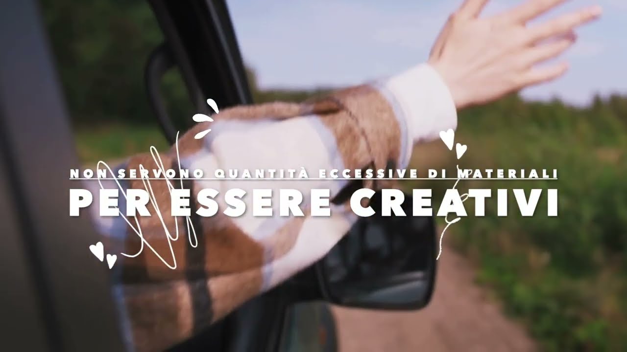 Non servono quantità eccessive di materiali per essere Creativi !!
