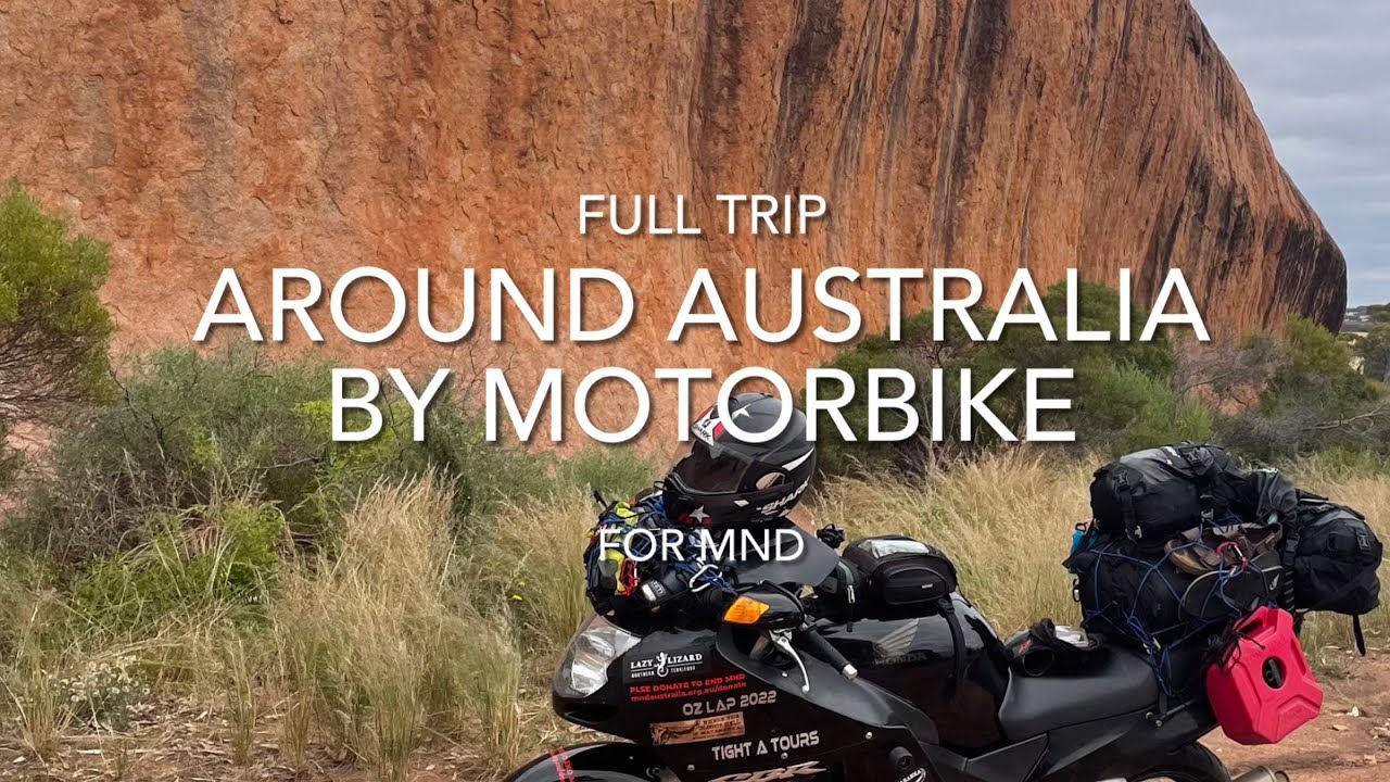 AROUND AUSTRALIA BY MOTORBIKE 20 days RIDE for MND Awareness #roadtrip #moto  #cbr1100xx #adventure