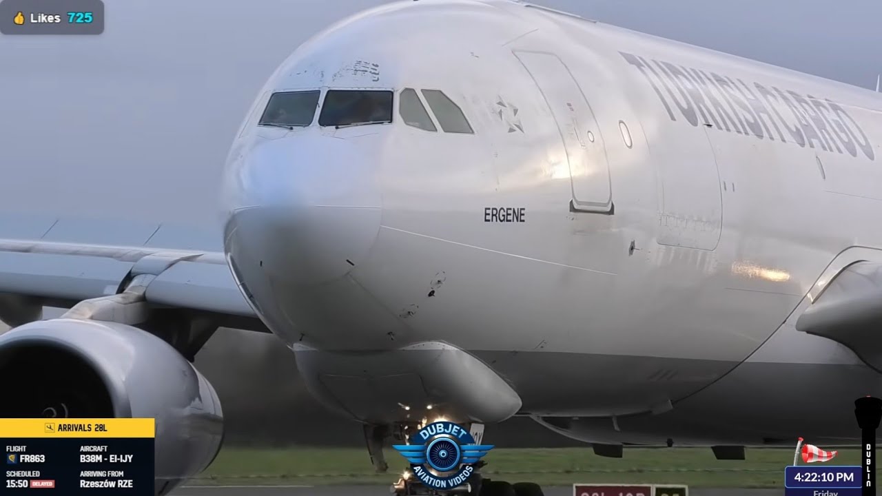 🔴Another Windy Fliuch'in Friday - Dublin Airport LIVE Plane Spotting - EIDW/DUB - Friday 20/02/2026