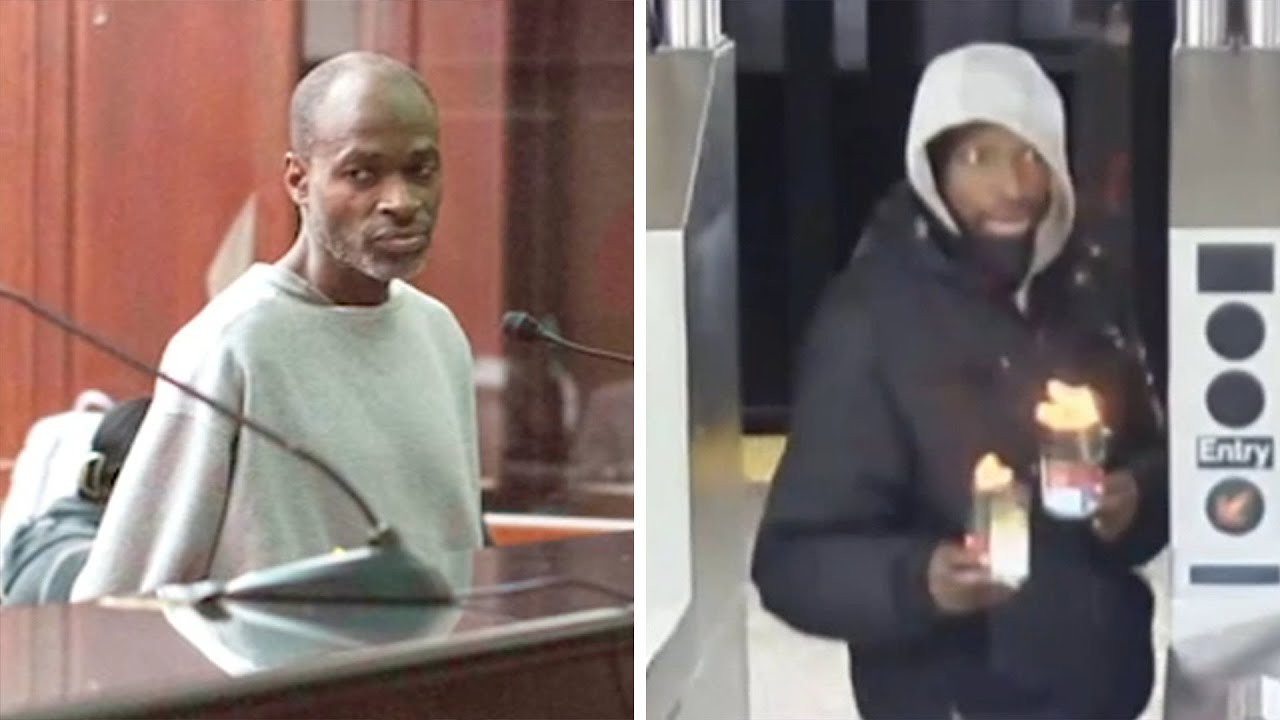 Man accused of setting subway rider on fire in Manhattan held on bail