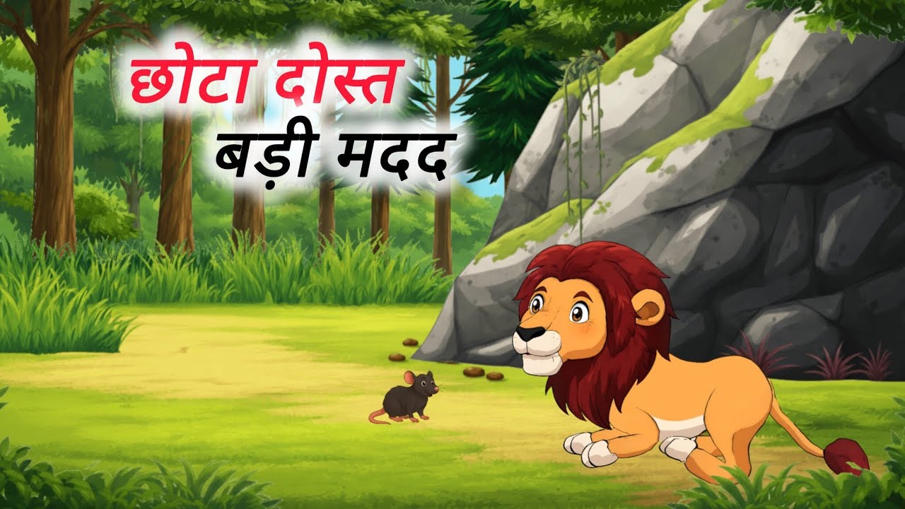 छोटा दोस्त बड़ी मदद | Chhota Dost Badi Madad | Bedtime Stories | Moral Stories | Hindi Fairy Tales |