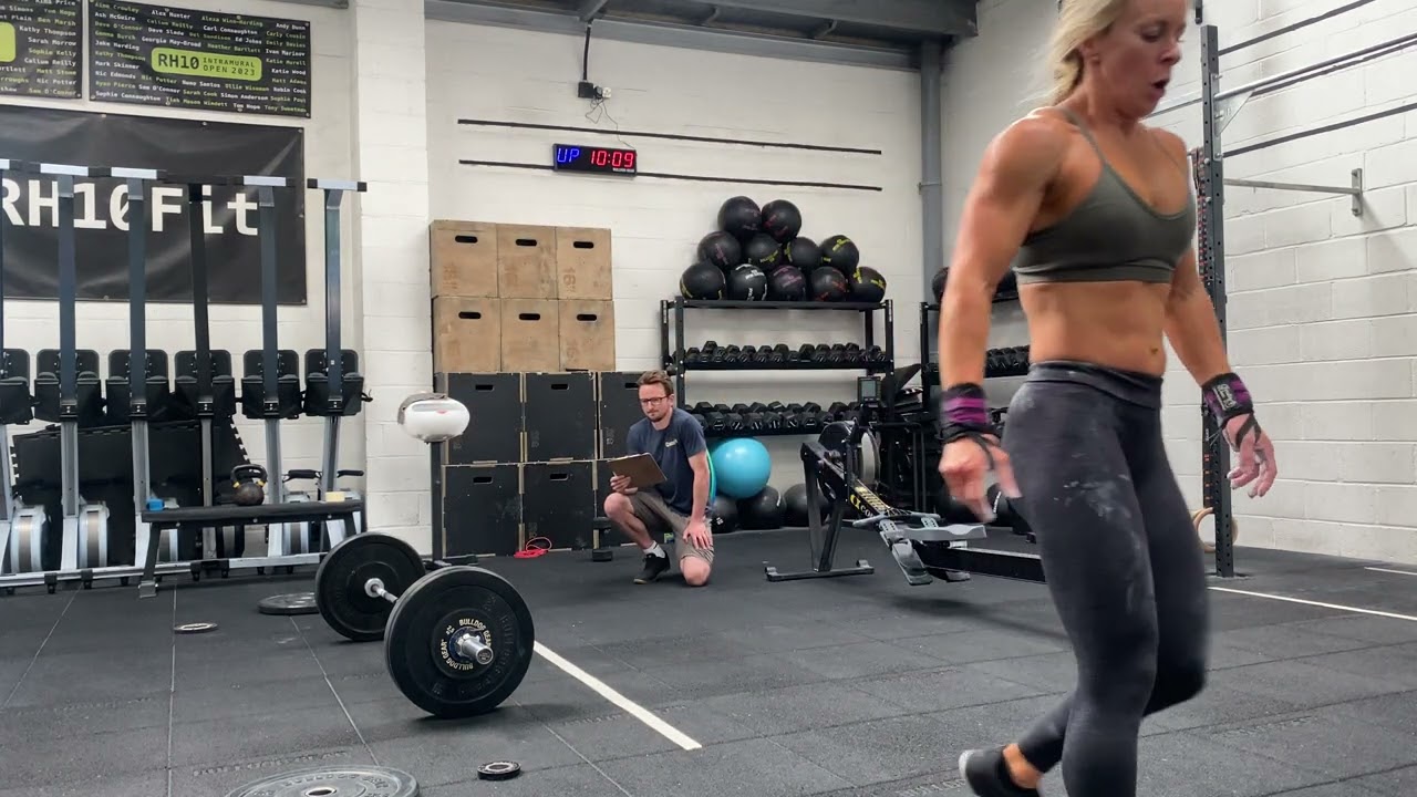 CrossFit semi finals workout 1- 2024 age group 40-44