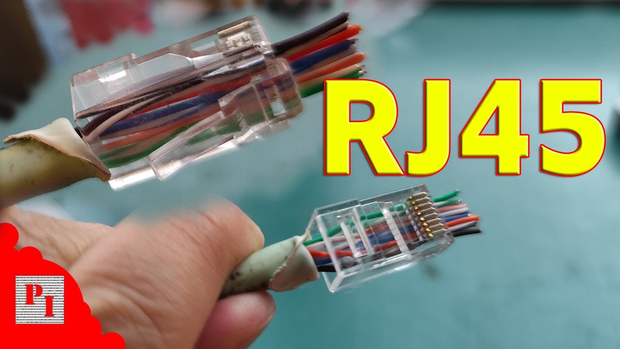 🛠 RJ45 Pasante, que es, como funciona y como crimpar. CAT 5 CAT 6 CAT 7 (ponchar)