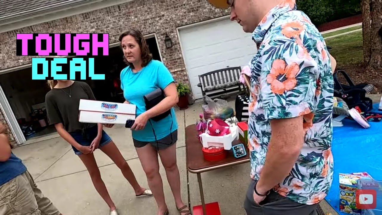 This yard sale negotiation made us cringe...