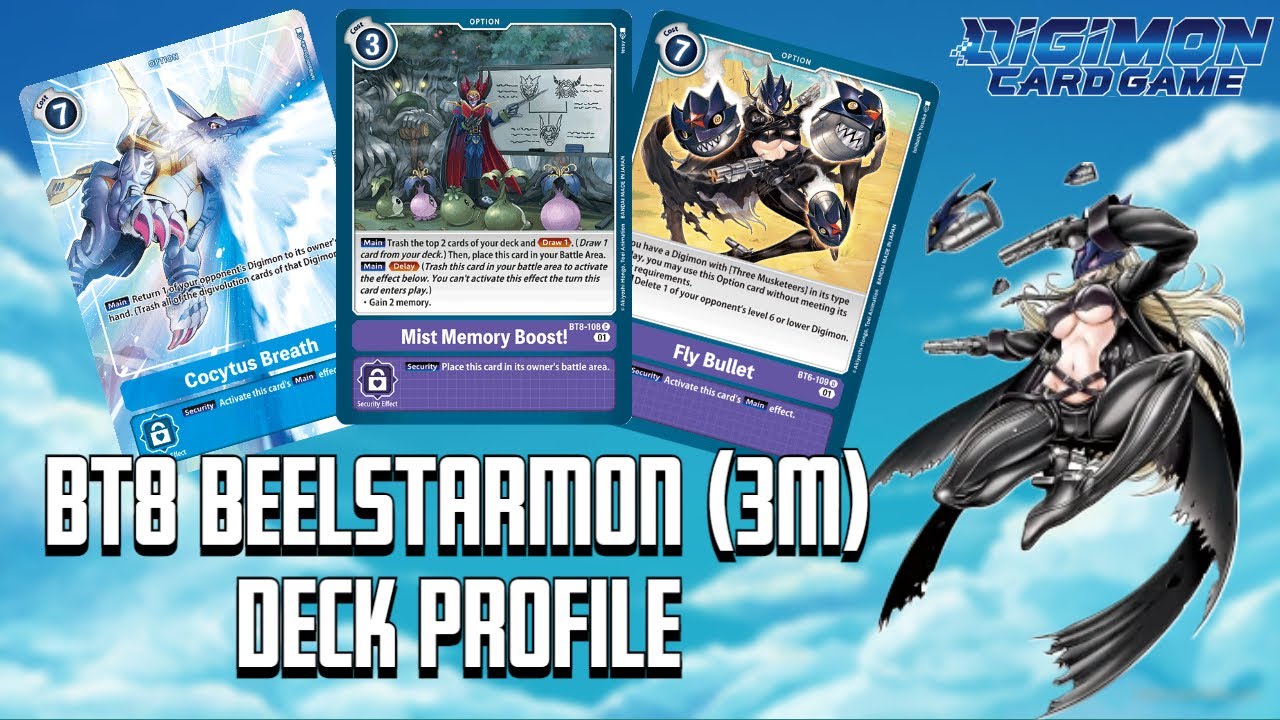 Digimon BT8 TCG Regional Deck: Beelstarmon Control