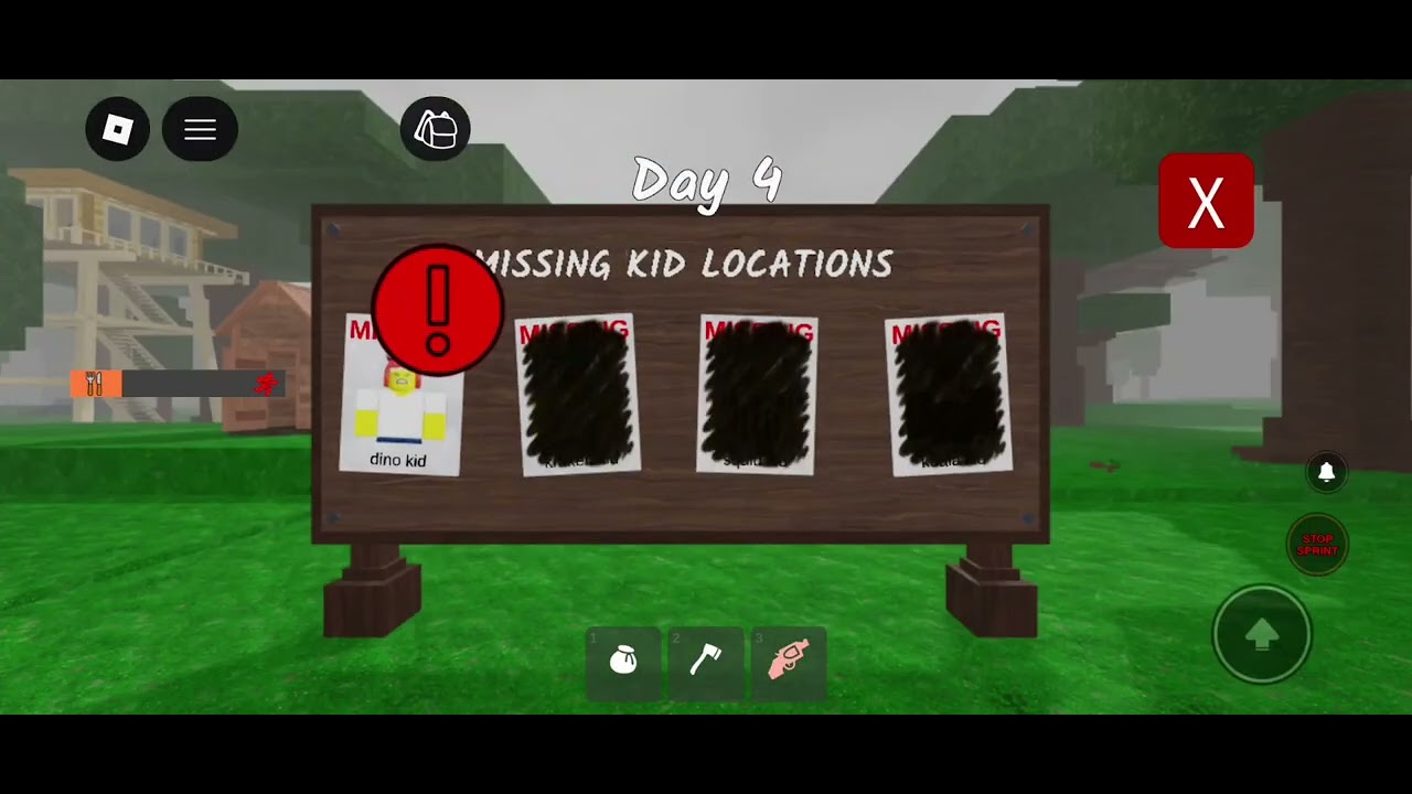Playing 99 nights in the forest (roblox pt 2 scary
