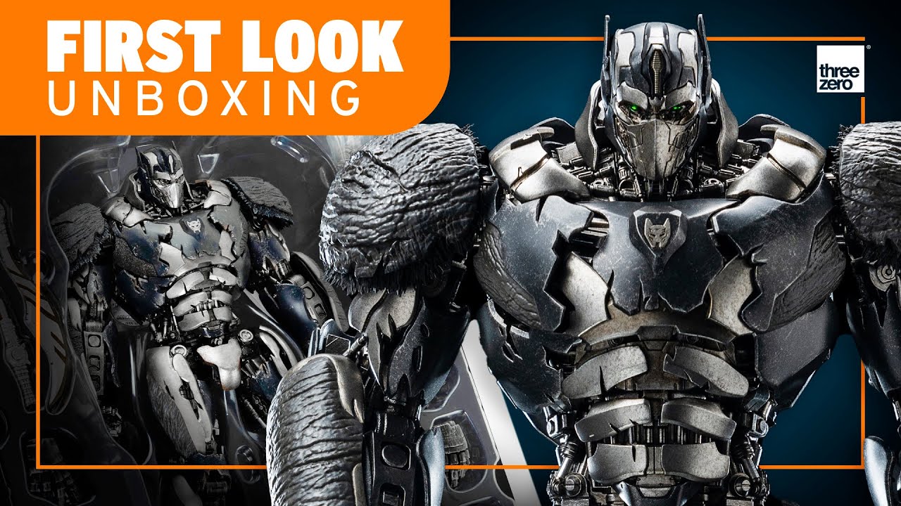 Optimus Primal DLX Transformers Rise of the Beasts Threezero Figure Unboxing | First Look