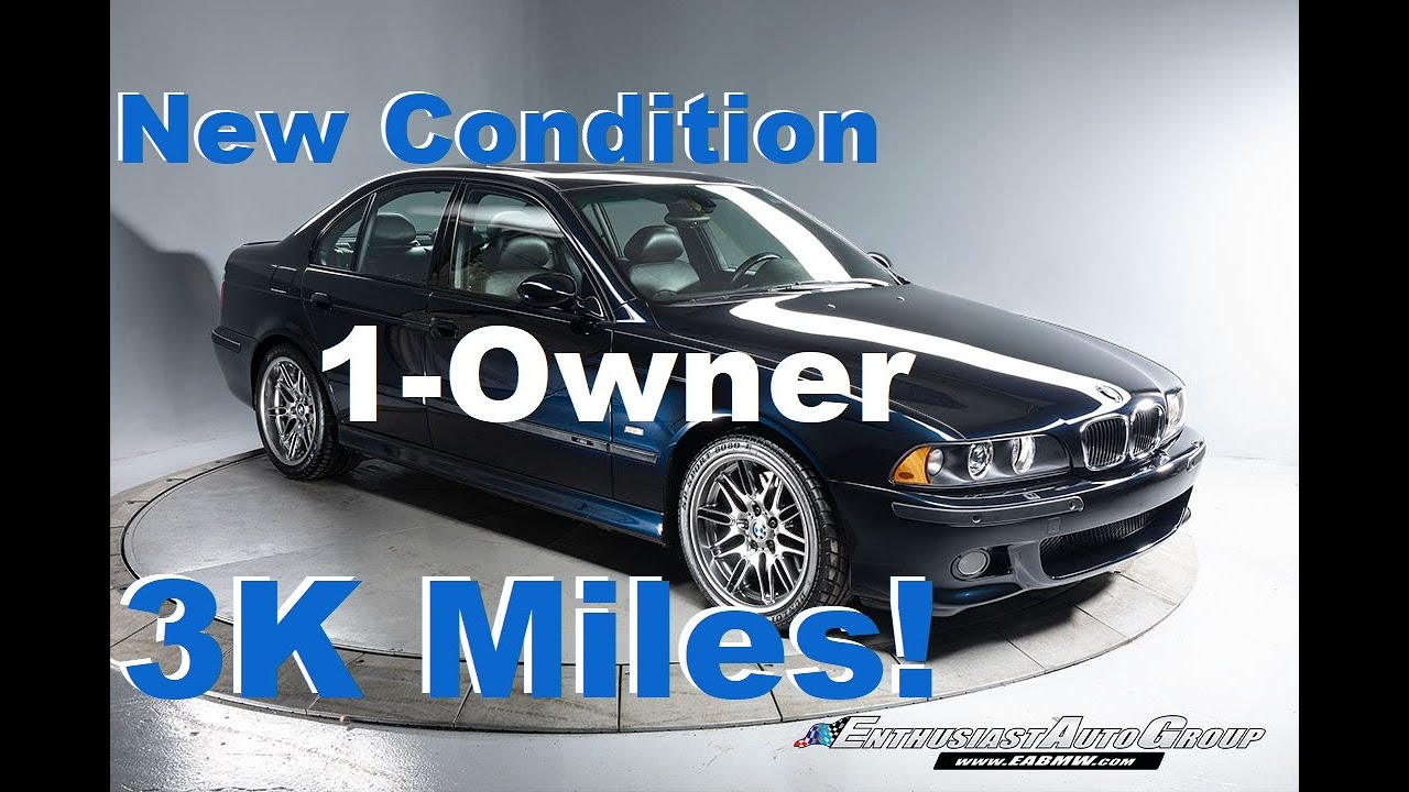 Brand New E39 M5: 1-Owner, 3K Miles - New Arrival!