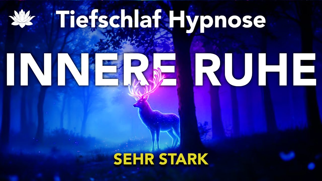 Tiefschlaf Hypnose 😴 (Sehr Stark!!) STRESS & SORGEN LOSLASSEN - Tief Entspannen