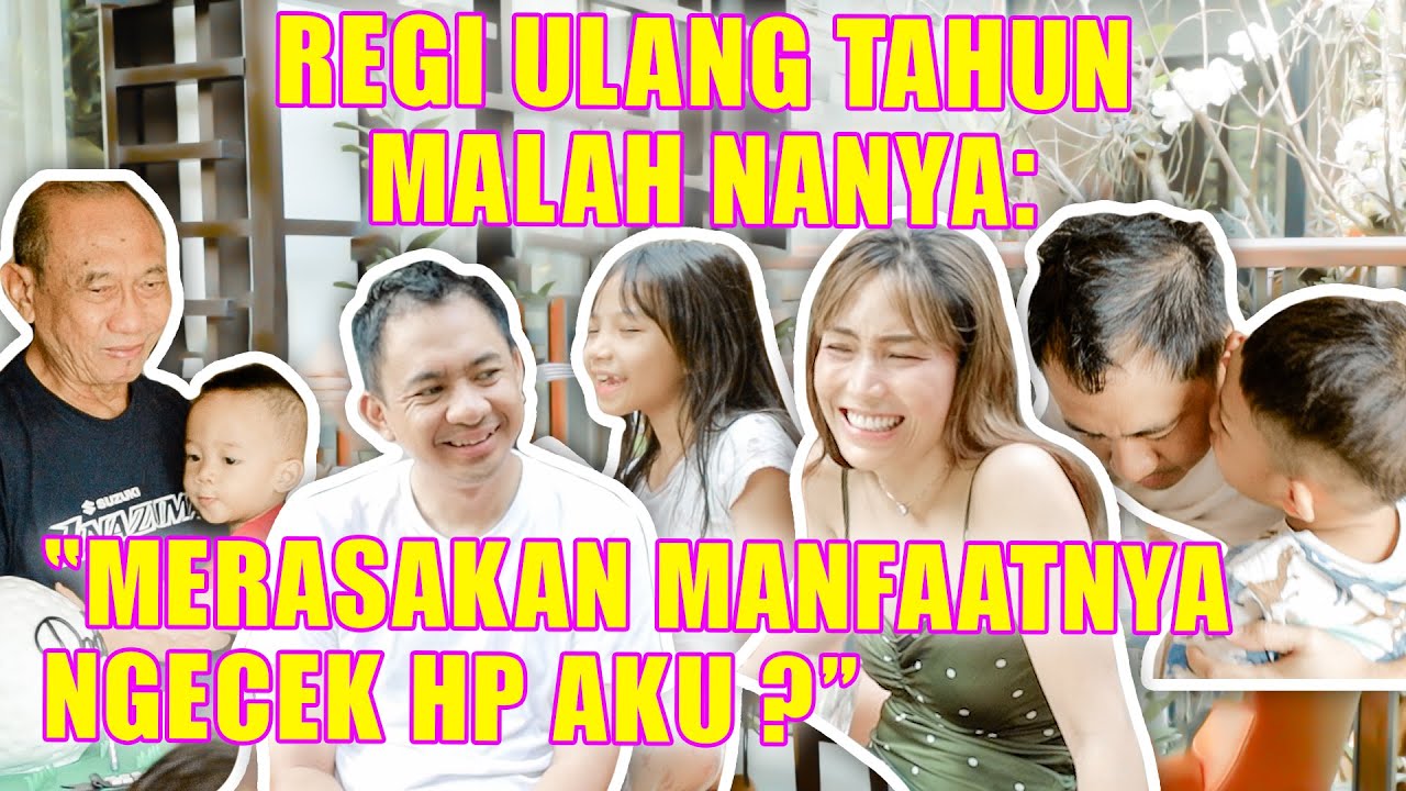 AYU JANTUNGAN CEK HP REGI, REGI : SEMINGGU SEKALI HARUS BIKIN MARAH !