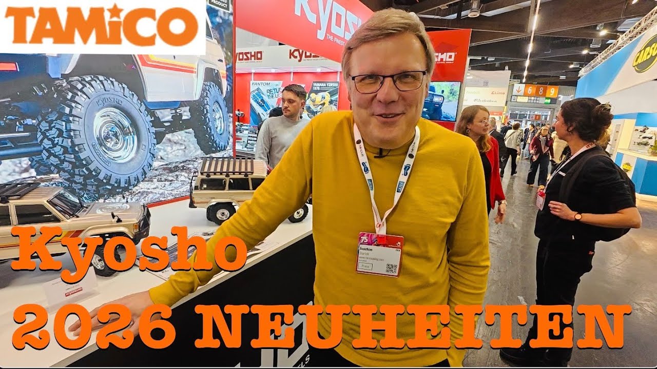 Kyosho Neuheiten 2026 von der Spielwarenmesse in Nürnberg mit Joachim und Tamico