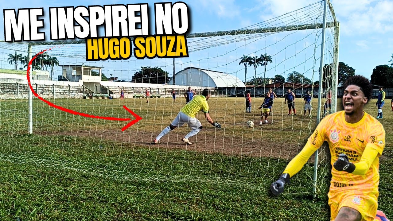 PEGADA NA PENALIDADE IGUAL O HUGO SOUZA! (RAFAEL JL GOLEIRO) 
