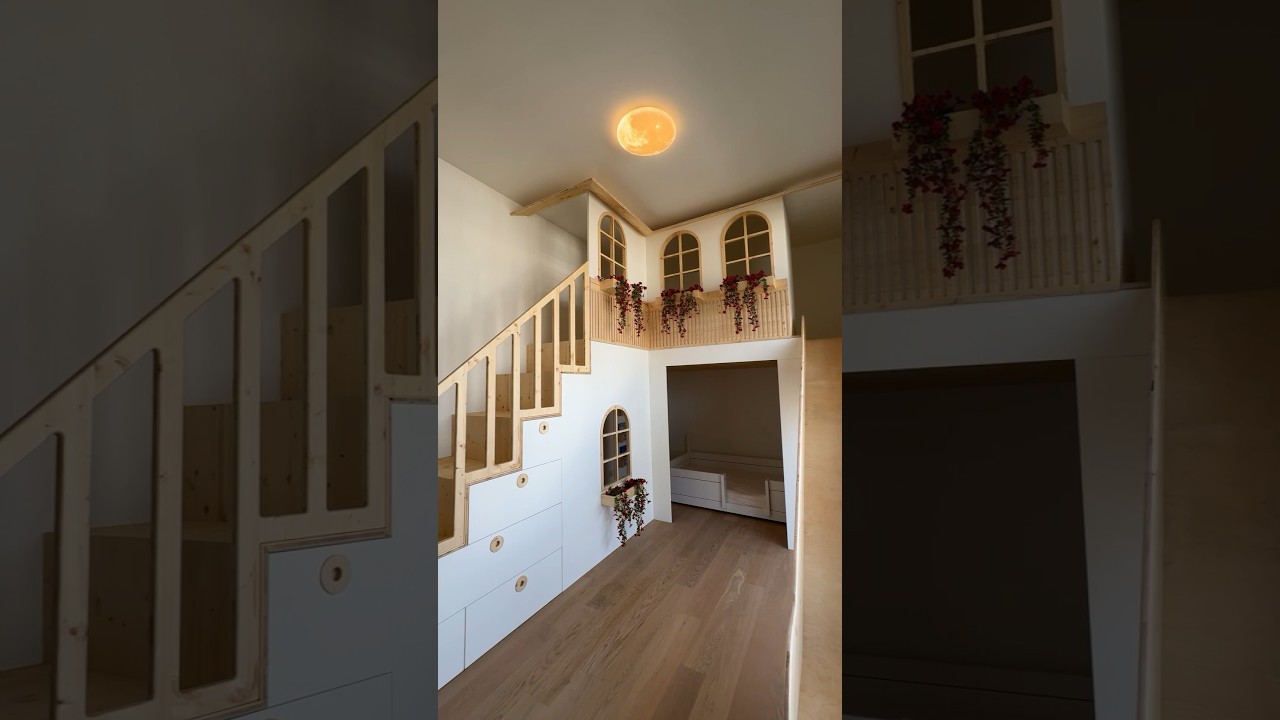 Das Kinderzimmer Teil 2 😍 wie findet ihr das Ergebnis? #kinderzimmer #zimmer #spielen #raum #mama