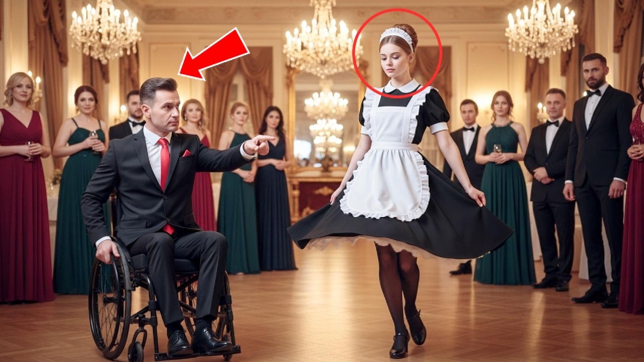 Milioner na wózku zwalniał każdą… aż skromna pokojówka zmieniła wszystko tańcem!