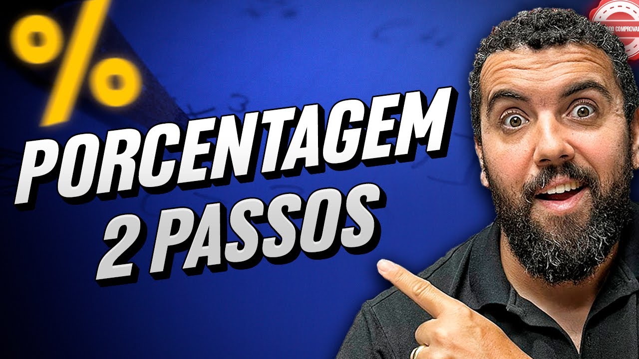Matemática para Concursos: Porcentagem em 2 Passos!