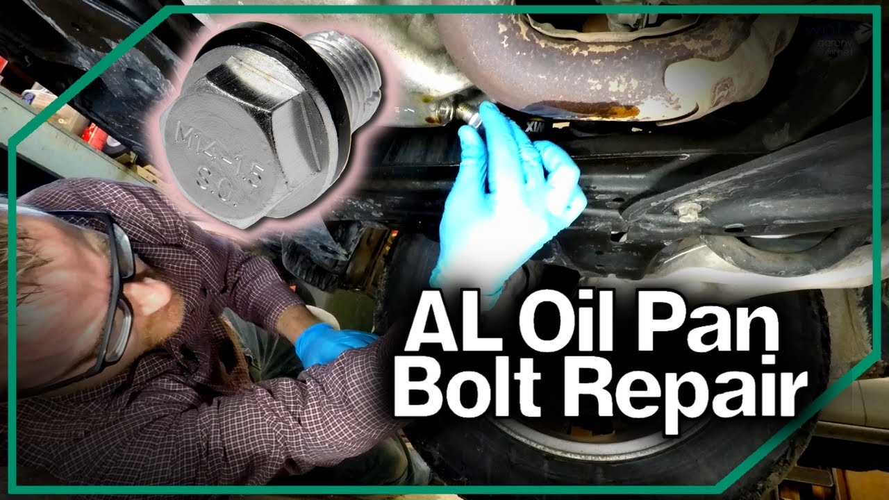 wqt// Basic Auto: Aluminum oil pan bolt repair (Honda Pilot w/J35Z4 engine, MDX, Ridgeline, others)