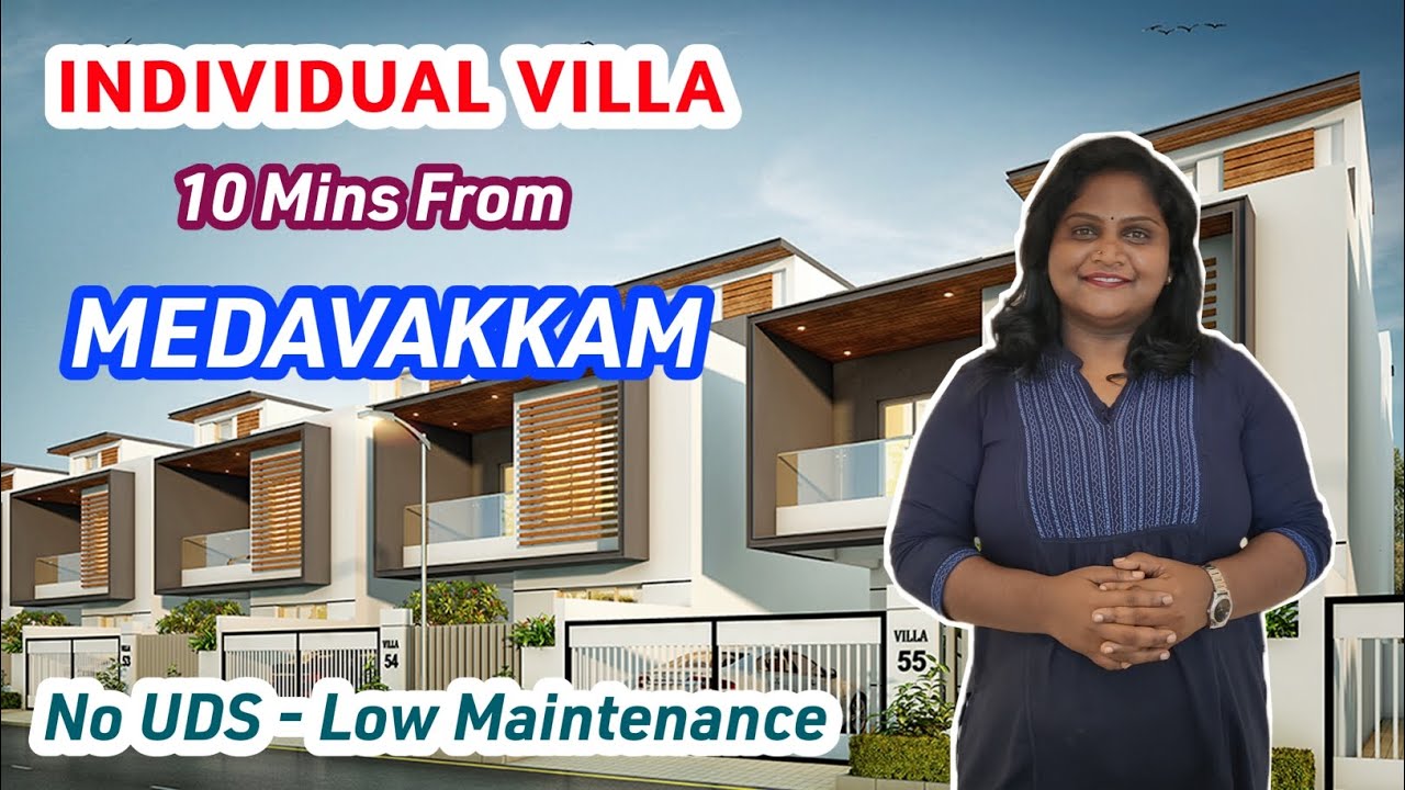 Villa For Sale Near Medavakkam | The Address | Mambakkam | No Brokerage