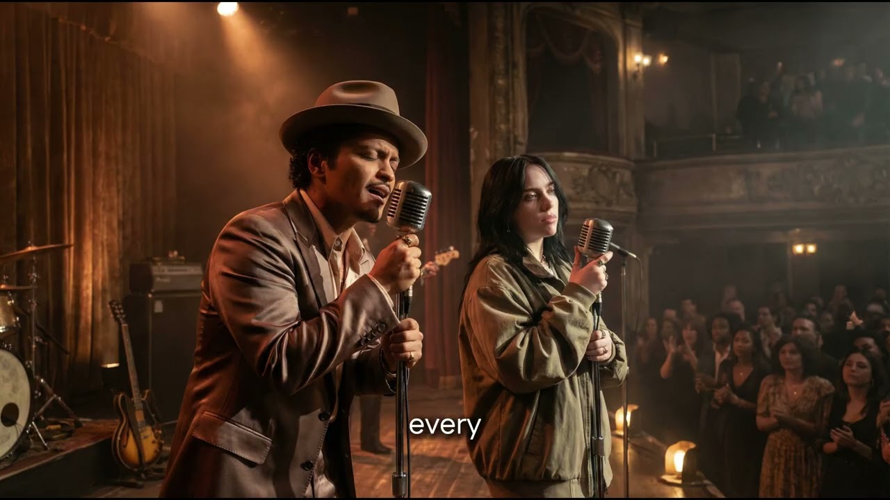 Billie Eilish ft. Bruno Mars – City Lights Romance | Love Song (Official Video)