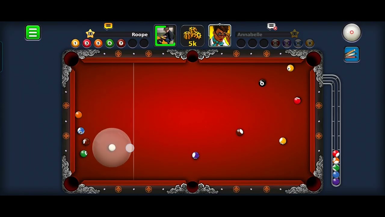 10 000 games of 8ball game 106 