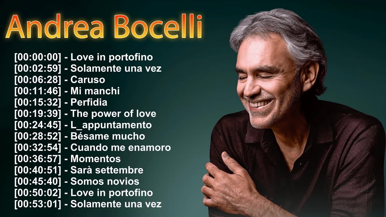 Andrea Bocelli 🎵💖 A legendary tenor whose music inspires hope and beauty universally